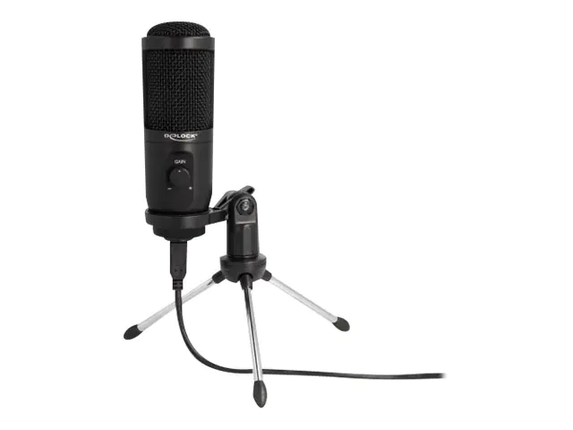 Delock - Mikrofon - USB - Schwarz