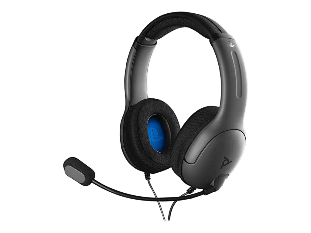 PDP Gaming LVL40 - For PS4 - Headset - ohrumschließend - kabelgebunden - 3,5 mm Stecker - für Sony PlayStation 4, Sony PlayStation 4 Pro, Sony PlayStation 4 Slim