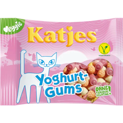 Katjes Fruchtgummi Yoghurt Gums 175 g/Pack.
