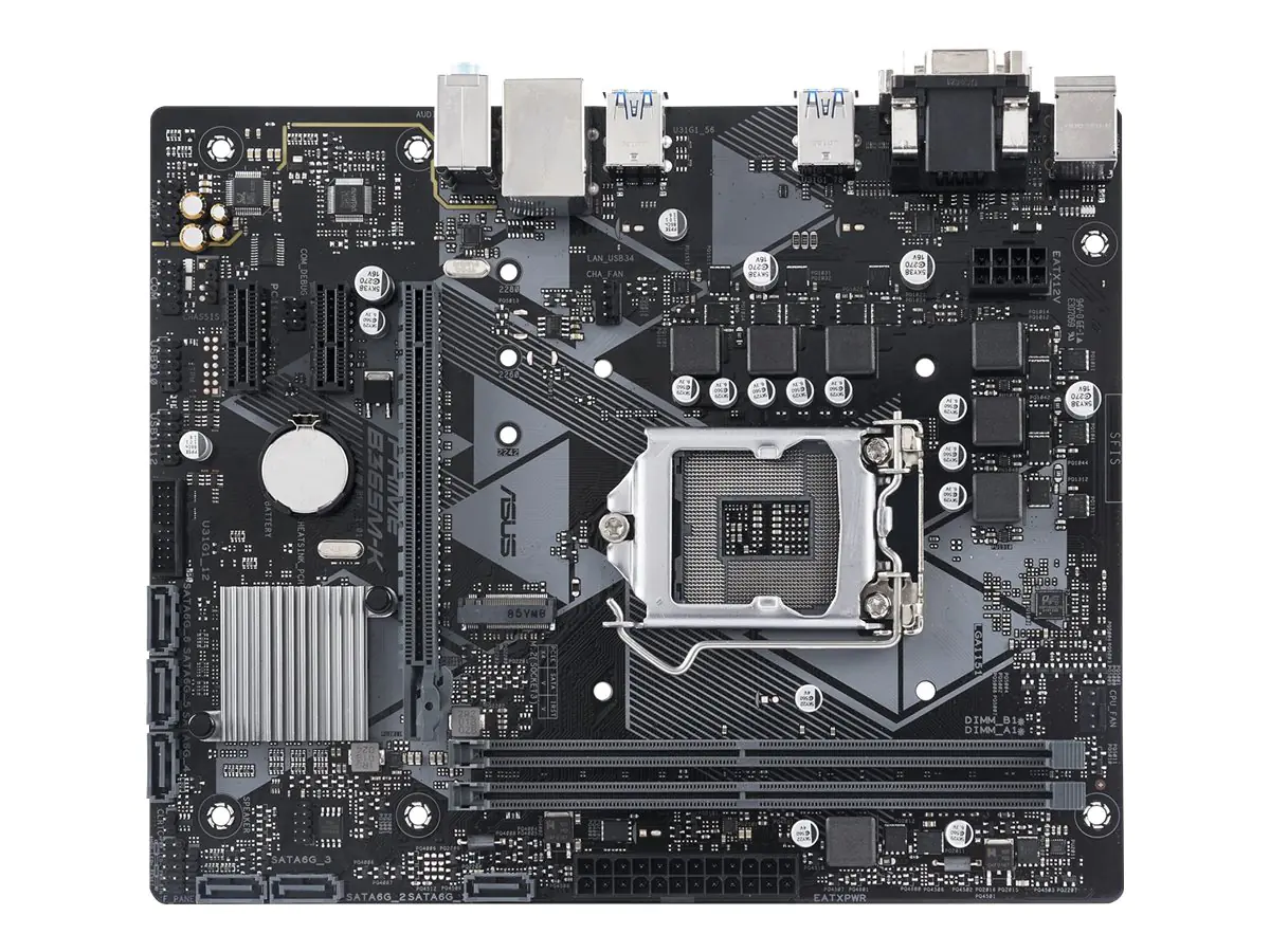 ASUS PRIME B365M-K - Motherboard - micro ATX - LGA1151 Socket - B365 - USB 3.1 Gen 1 - Gigabit
