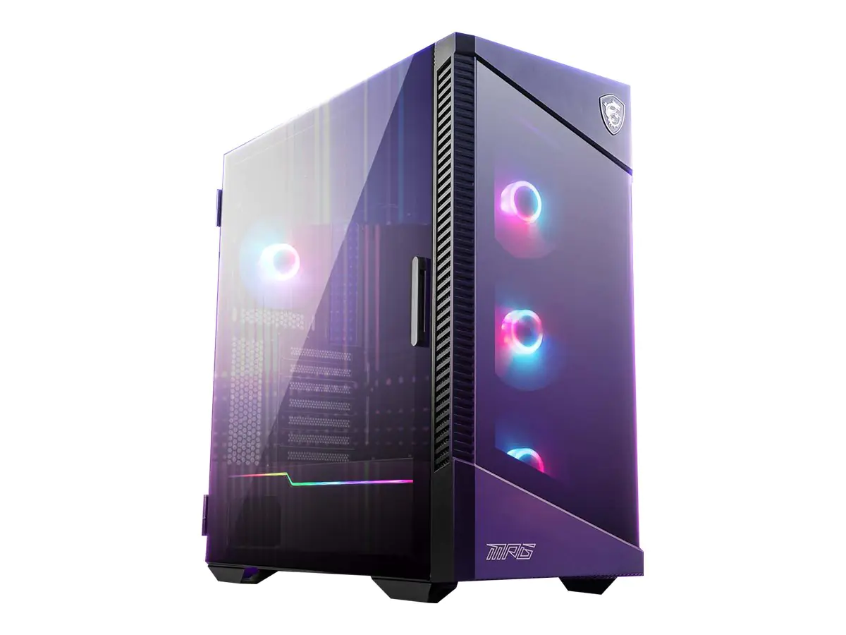 MSI MPG VELOX 100R - Mid tower - E-ATX - Seitenteil mit Fenster (gehärtetes Glas) - keine Spannungsversorgung (ATX) - USB/Audio