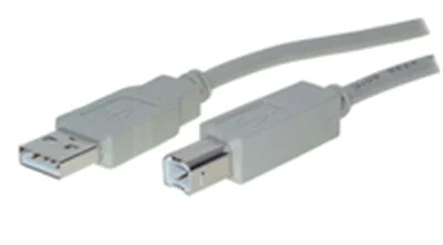 ShiverPeaks 3m USB 2.0 A - USB 2.0 B - 3 m - USB A - USB B - 2.0 - Männlich/Männlich - Grau