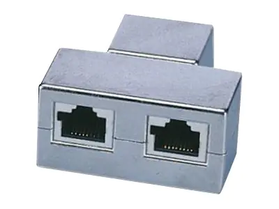 Assmann Netzwerkkoppler RJ-45 RJ-45 AT-AG 2X8/8 geschirmt CAT 5e