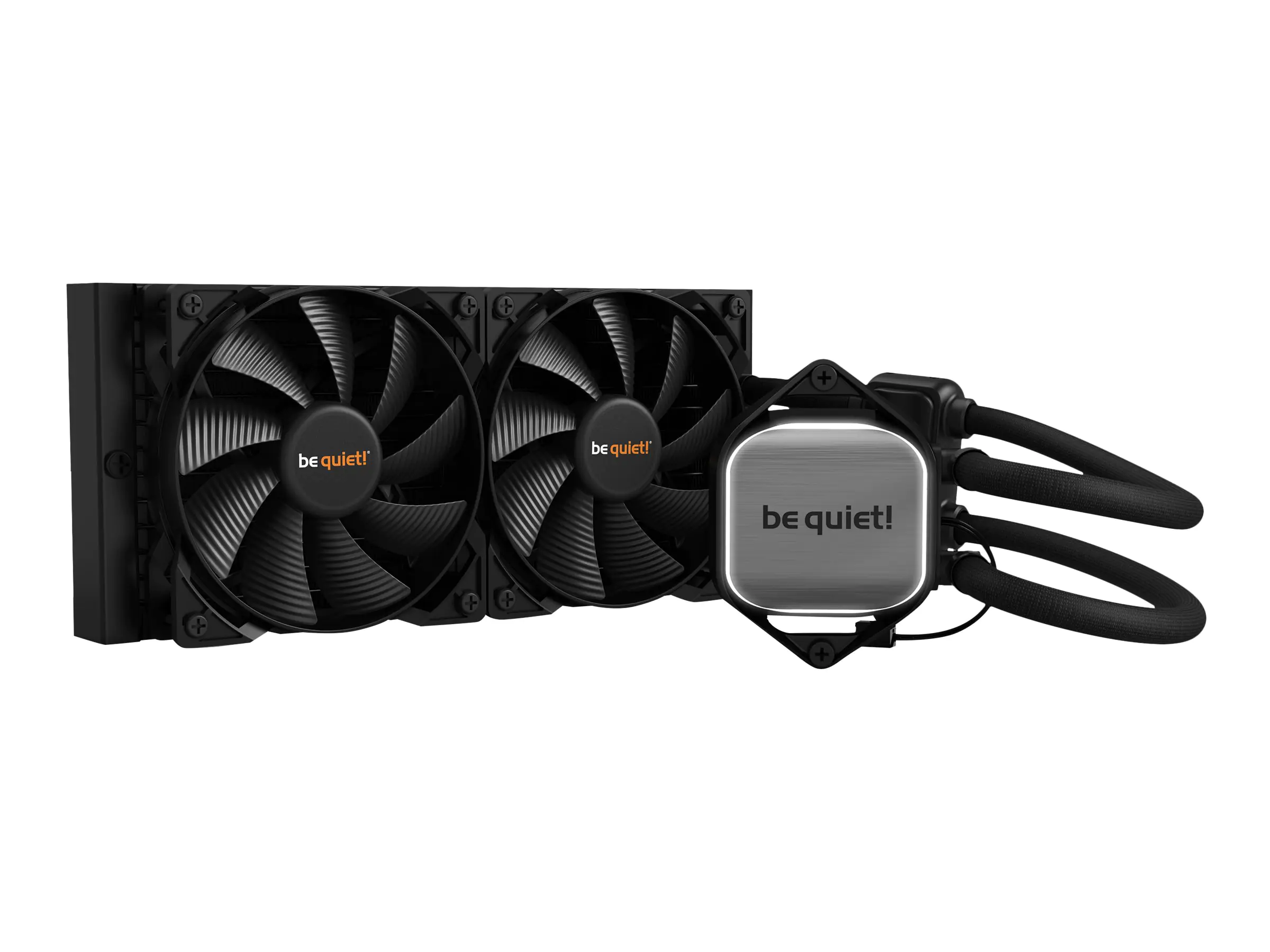 be quiet! Pure Loop 240mm - Prozessor-Flüssigkeitskühlsystem - (für: LGA1150, LGA1151, LGA1155, LGA1200, LGA2011-3, LGA2066, AM3, AM3+, AM4, LGA2011, LGA2011 (Square ILM), LGA2011-3 (Square ILM)) - Kupfer - 120 mm - Komplett Schwarz