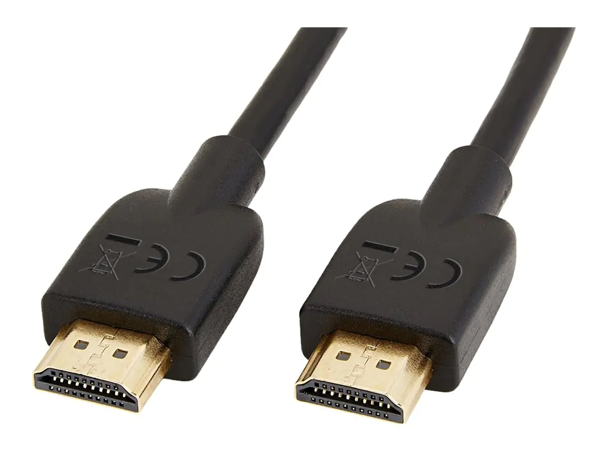 TECHly - Highspeed - HDMI-Kabel mit Ethernet - HDMI männlich zu HDMI männlich - 2 m - Dreifachisolierung - Schwarz - unterstützt 4K 60 Hz (4096 x 2160), 100 Mbps Ethernet Support
