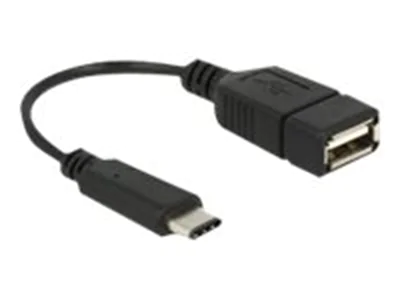 Delock - USB-Adapter - 24 pin USB-C (M) zu USB (W) - USB 2.0 - 15 cm - Schwarz