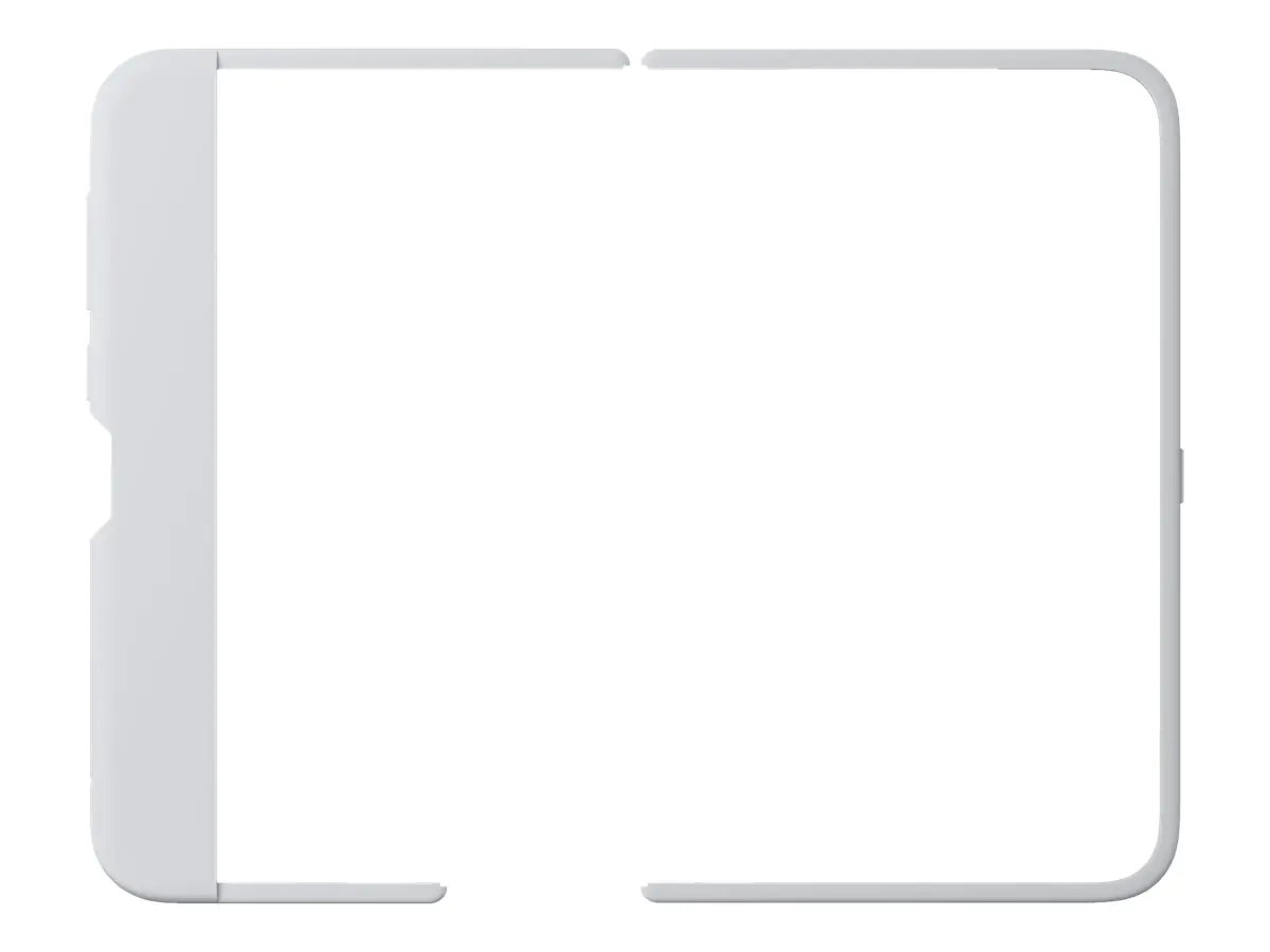 Microsoft - Stoßstange für Mobiltelefon - Silikon - Glacier - kommerziell - für Surface Duo