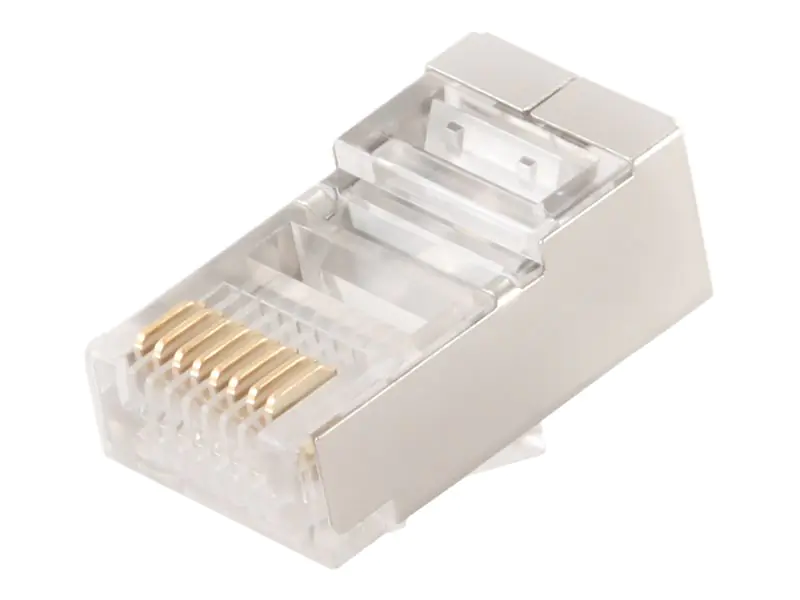 Gembird Cablexpert - Netzwerkanschluss - RJ-45 (M) - abgeschirmt (Packung mit 50) PLUG6SP/50