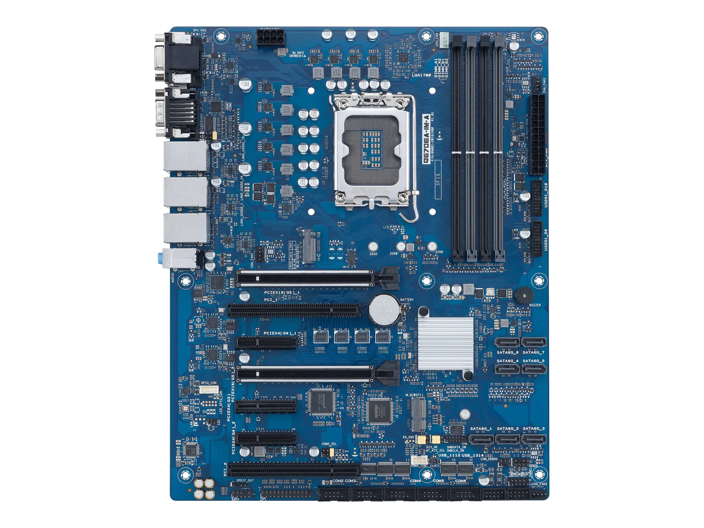ASUS Q670EA-IM-A - Motherboard - ATX - LGA1700-Sockel - Q670E Chipsatz - USB 3.2 Gen 2, U