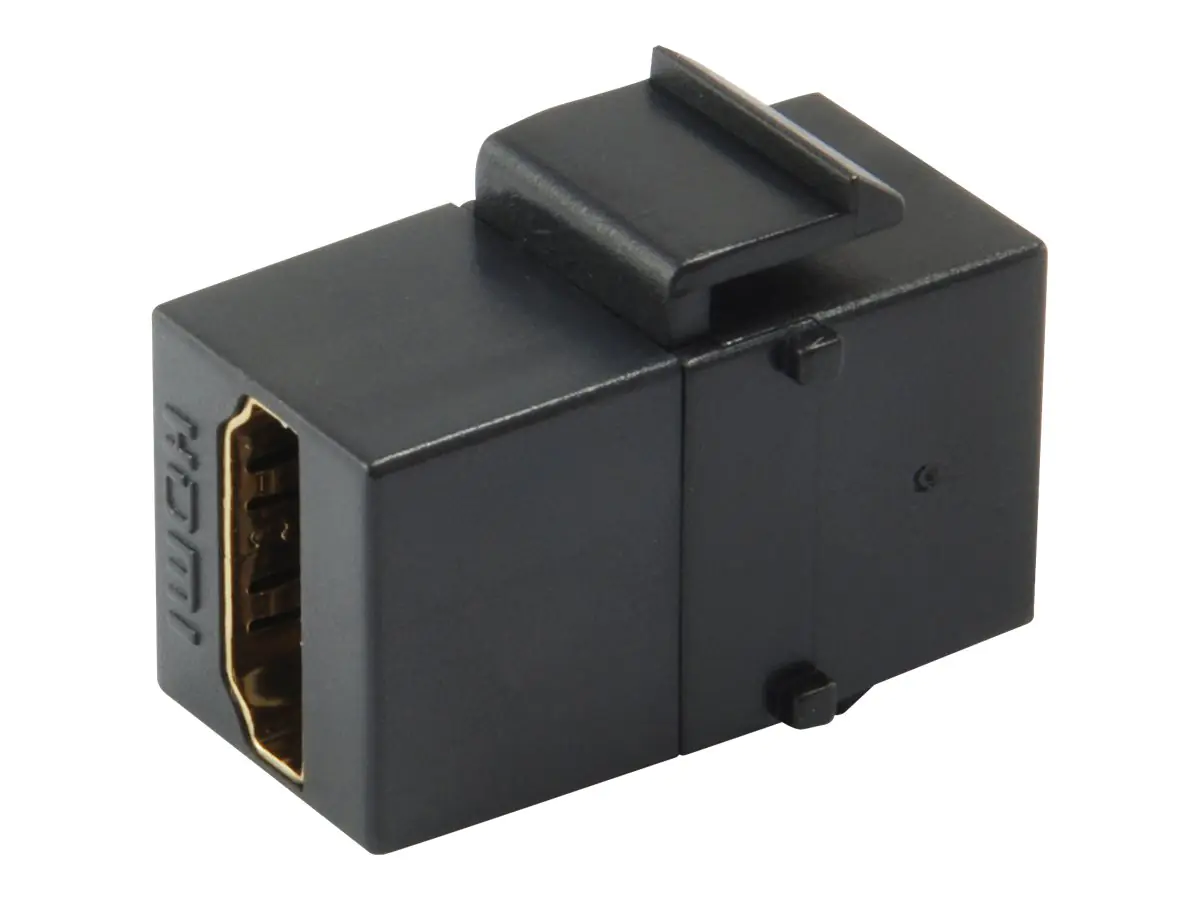 equip - HDMI Kupplung - HDMI weiblich zu HDMI weiblich - ungeschirmt - Schwarz