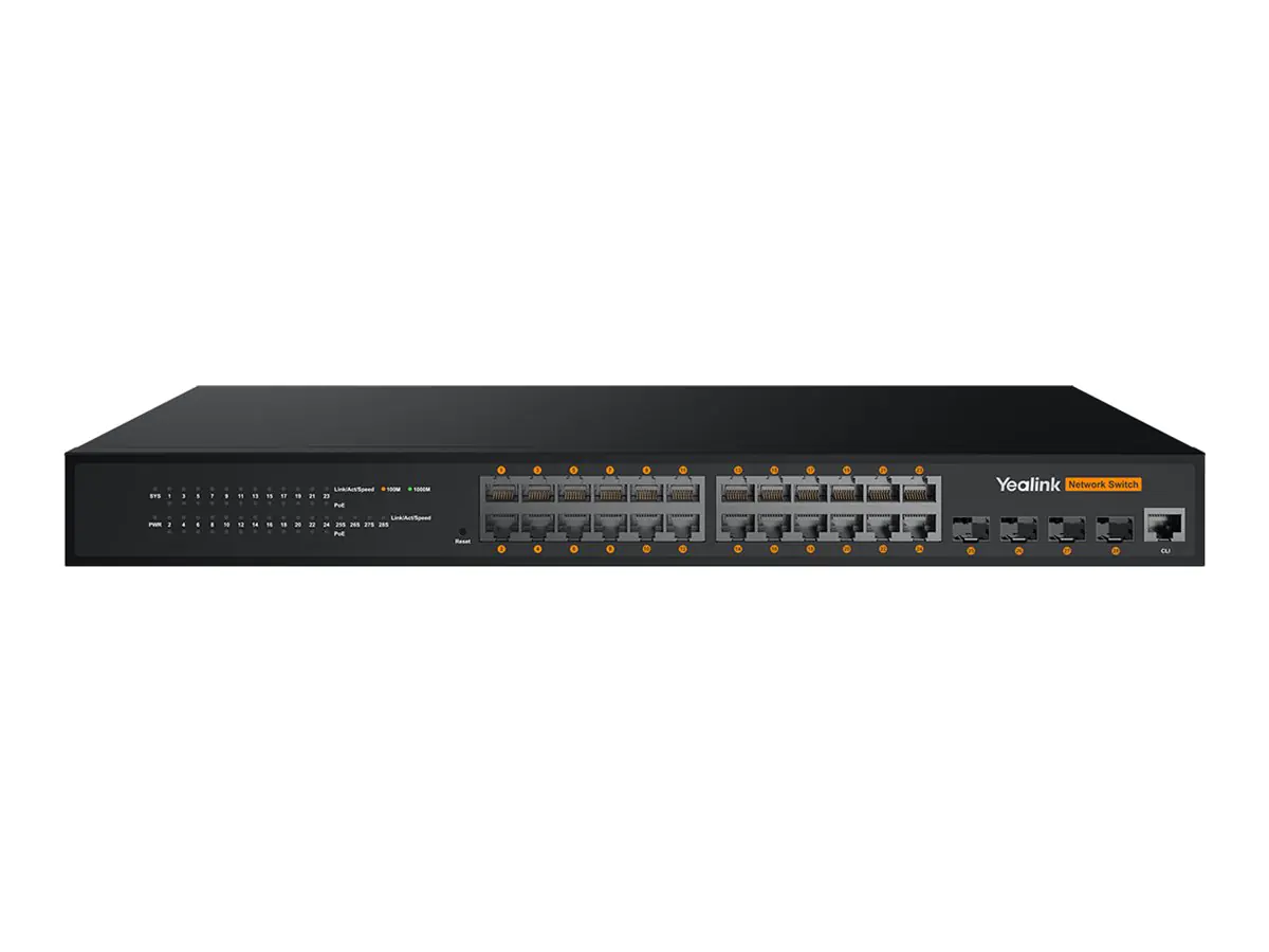 Yealink RCH240 - Switch - L2+ - managed - 24 x 10 /100/1000 (PoE+)