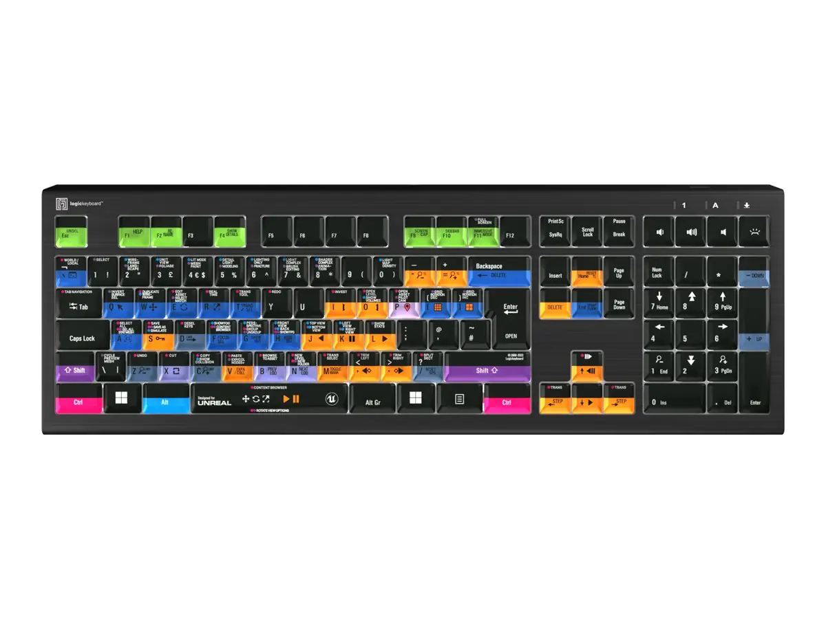 Logickeyboard Unreal Engine ASTRA2 - Tastatur