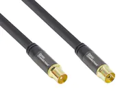 Good Connections GC-M2054 - 3 m - Koaxial - Schwarz - Gold