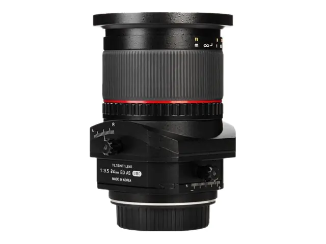 Samyang T-S - Tilt-Shift-Objektiv - 24 mm - f/3.5 ED AS UMC - Sony E-mount - für Sony Cinema Line; a VLOGCAM; a1; a1 II; a6700; a7 IV; a7C; a7C II; a7CR; a7R V; a9 III