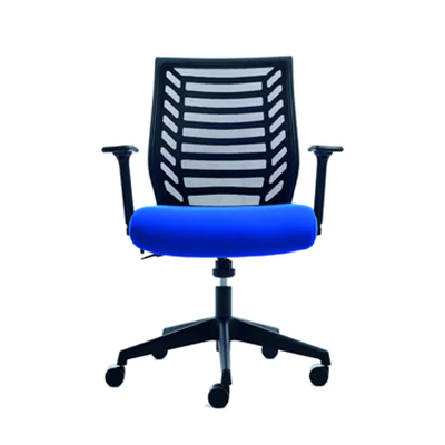 rocada Bürodrehstuhl 43-52cm Synchronmechanik Rolle ungebremst (für Teppichboden) Kunststoff