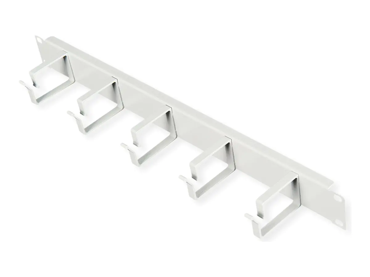 ROLINE Patch Panel - 40 x 60 mm - Hellgrau, RAL 7035 - 1U - 48.3 cm (19") 26.21.0098