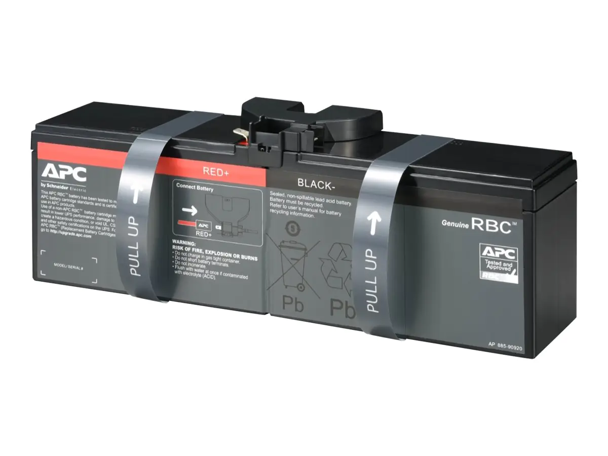 APC Replacement Battery Cartridge #163 - USV-Akku - 1 x Batterie - Bleisäure - für P/N: BGM1500, BGM1500B, BP1400, BR1500MS, BR1500MS2, BR1600SI