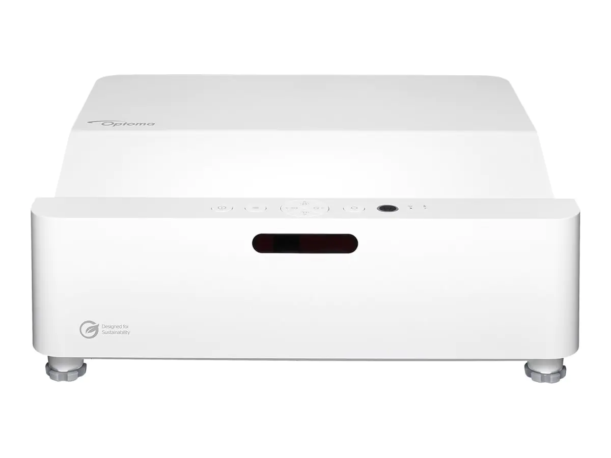 Optoma ZW410UST - DLP-Projektor - Laser - 3D - 4000 lm - WXGA (1280 x 800) - 16:10 - 720p - Ultra Short-Throw-Objektiv - weiß