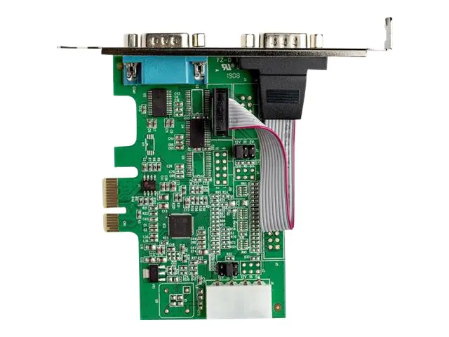 StarTech 2 Port Serielle PCI Express RS232 Adapter Karte - Serielle PCIe RS232 Kontroller Karte - PCIe zu Dual Serielle DB9 - 16950 UART - Erweiterungskarte - Windows & Linux (PEX2S953) - Serieller Adapter - PCIe - RS-232 x 2