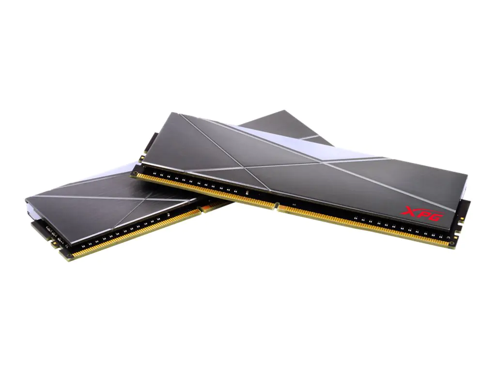 XPG SPECTRIX D50 - DDR4 - Kit - 16 GB: 2 x 8 GB - DIMM 288-PIN - 3200 MHz / PC4-25600 - CL16 - 1.35 V - ungepuffert - non-ECC - wolframgrau
