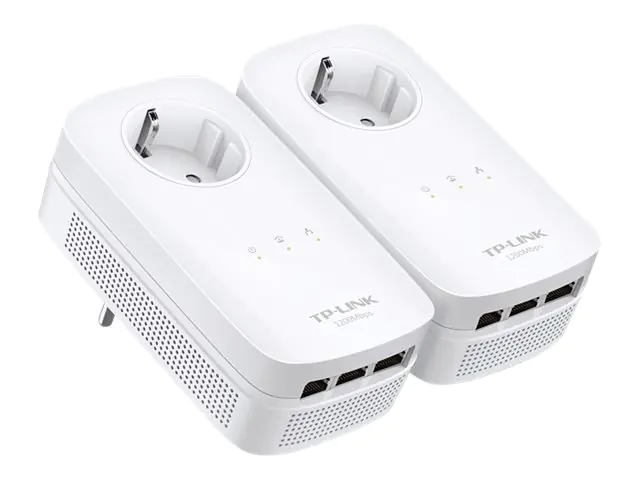 TP-Link TL-PA8030P KIT - Starter Kit - Powerline Adapter 1GbE, HomePlug AV (HPAV), HomePlug AV (HPAV) 2.0 - an Wandsteckdose anschließbar