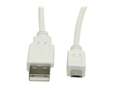 VALUE - USB-Kabel - USB (M) zu Micro-USB Typ B (M) - USB 2.0 - 3 m - weiß