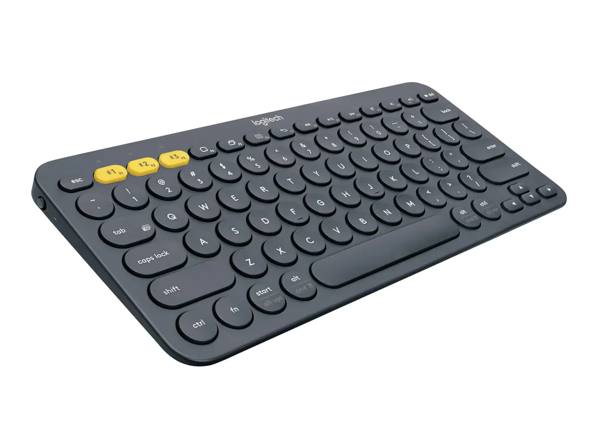 Logitech K380 - Tastatur - kabellos - Bluetooth - QWERTY - Niederländisch - Schwarz