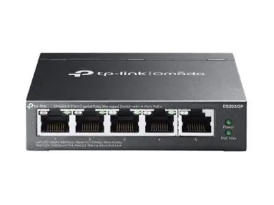 TP-LINK Omada ES205GP V1 - Switch - managed - 4 x 10/100/1000 (PoE+)