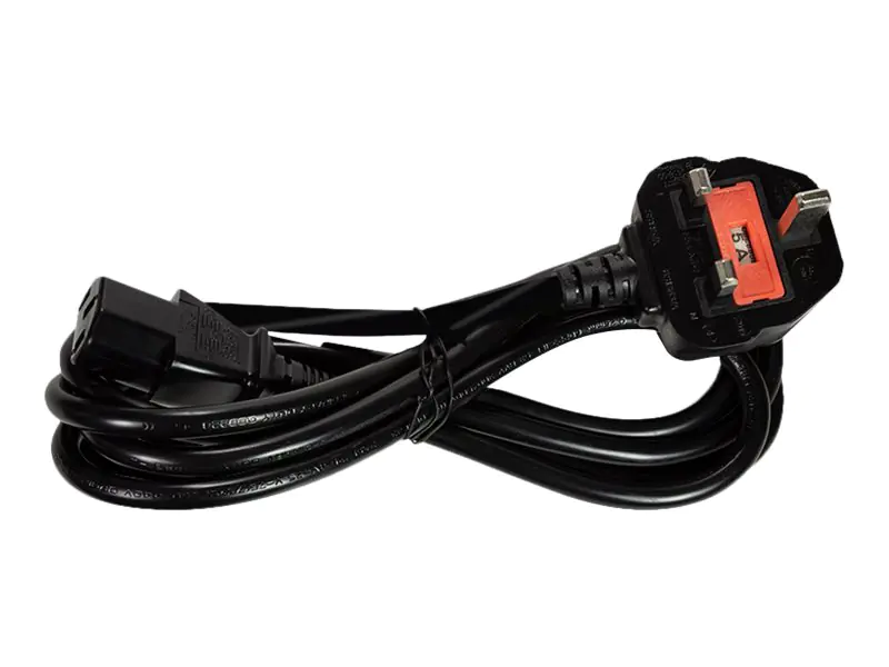 LogiLink - Stromkabel - BS 1363 (S) zu power IEC 60320 C13 - 1.8 m - Schwarz