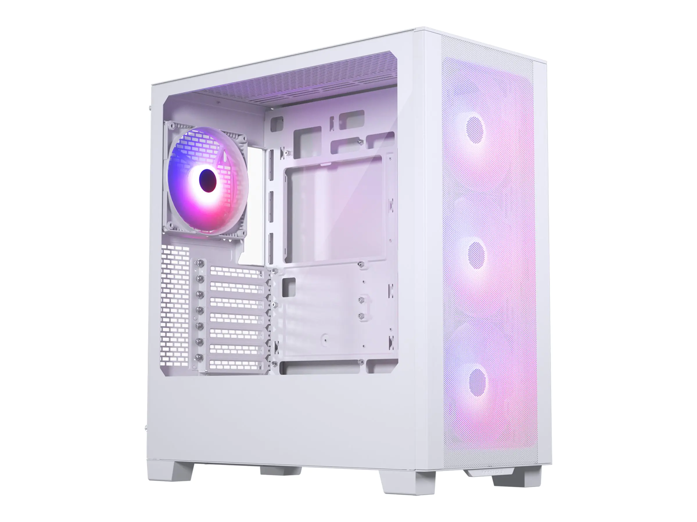 Phanteks XT Pro Ultra Tempered Glass Windows D-RGB - weiß - Weißes Midi-Tower-Gehäuse - mit