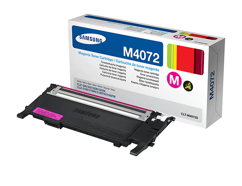 Samsung CLT-M4072S - Magenta - Original - Tonerpatrone - für CLP-320, 320N, 325, 325W; CLX-3185, 3185FN, 3185FW, 3185N, 3185W