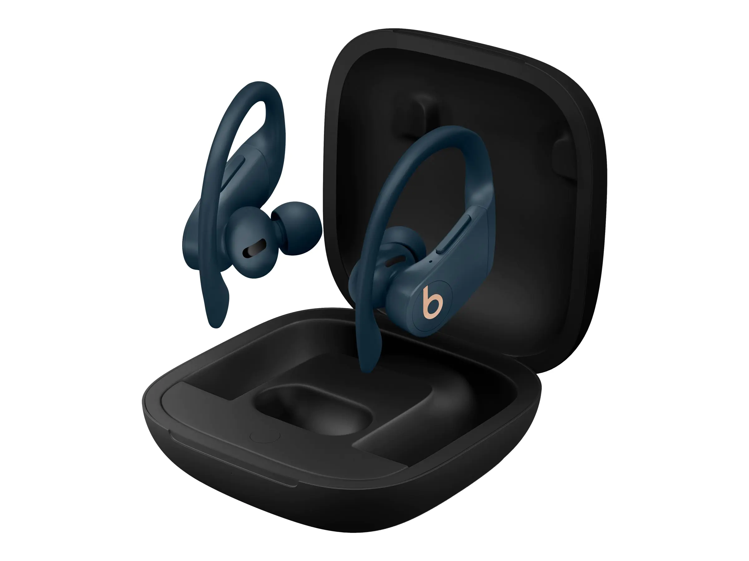 Beats Powerbeats Pro - True Wireless-Kopfhörer mit Mikrofon - im Ohr - über dem Ohr angebracht - Bluetooth - Geräuschisolierung - marineblau