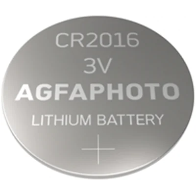 AGFAPhoto Knopfzelle CR 2016 Lithium 3 V 5 St.