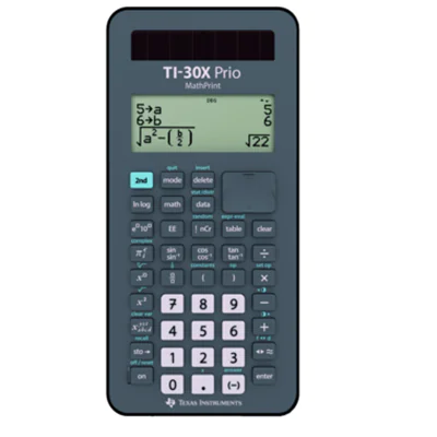 Texas Instruments Schulrechner TI-30X Prio MathPrintT 4 x 16-stellig anthrazit