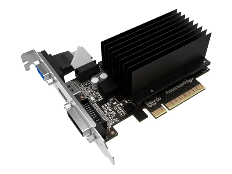 Palit GeForce GT 710 - Grafikkarten - GF GT 710 - 2 GB DDR3 - PCIe 2.0 x8 - DVI, D-Sub, HDMI - ohne Lüfter