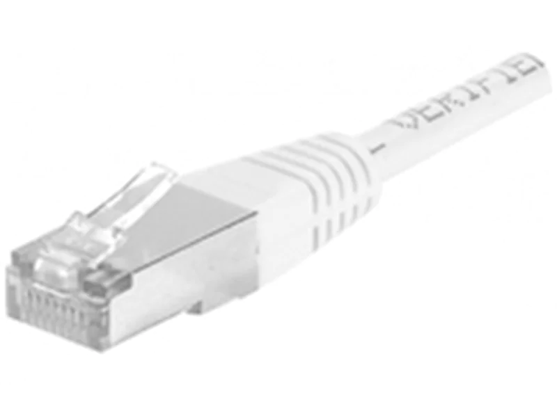 Dexlan - Patch-Kabel - RJ-45 (M) zu RJ-45 - 1.5 m - S/FTP - CAT 6a - Innen - weiß
