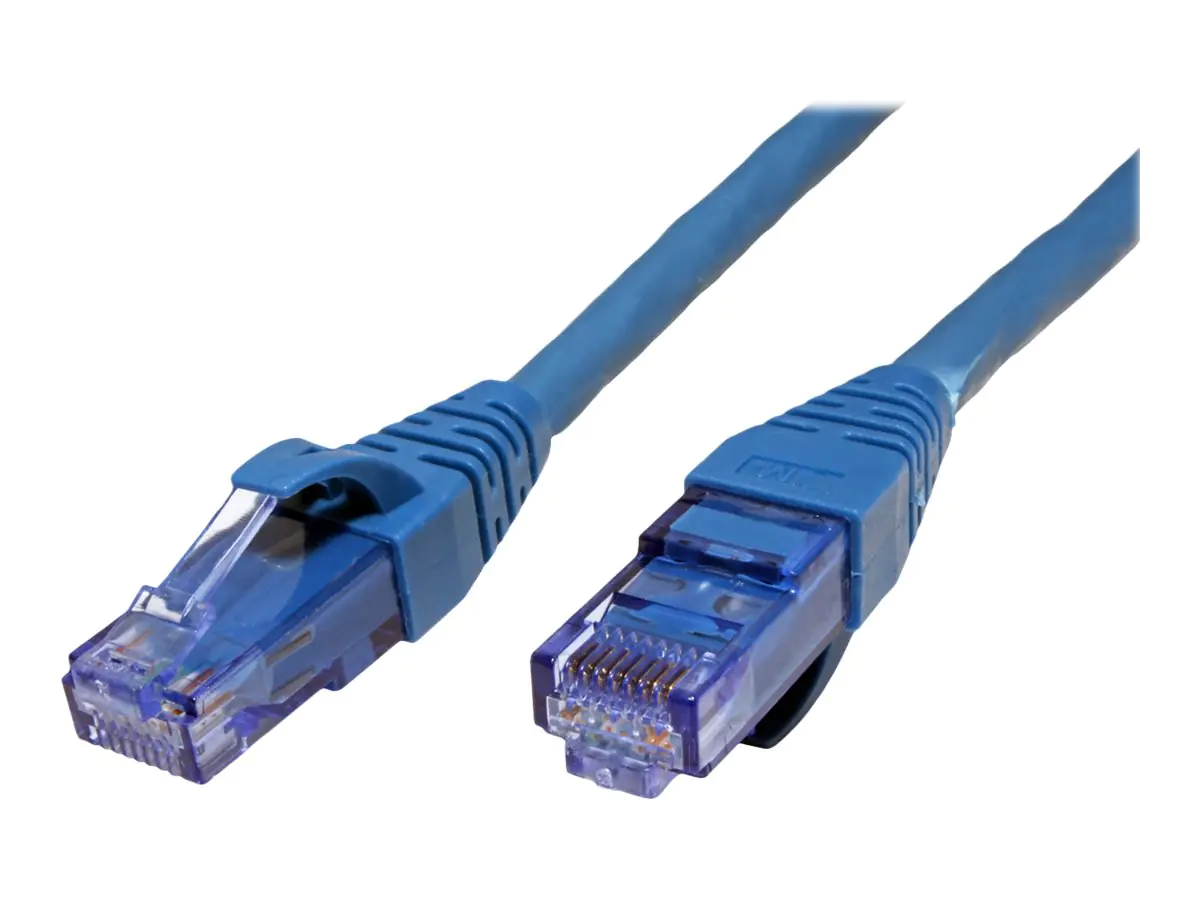 Roline - Patch-Kabel - RJ-45 (M) bis RJ-45 (M) - 7.5 m - UTP - CAT 6a - halogenfrei, geformt, verseilt - Blau