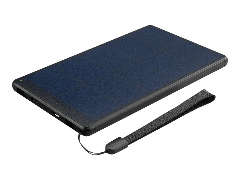 Sandberg Urban Solar Powerbank 10000 - Solar-Powerbank - 10000 mAh - 37 Wh - 18 Watt - 3 A - QC 3.0 (2 x USB, 24 pin USB-C) - auf Kabel: Micro-USB, USB-C