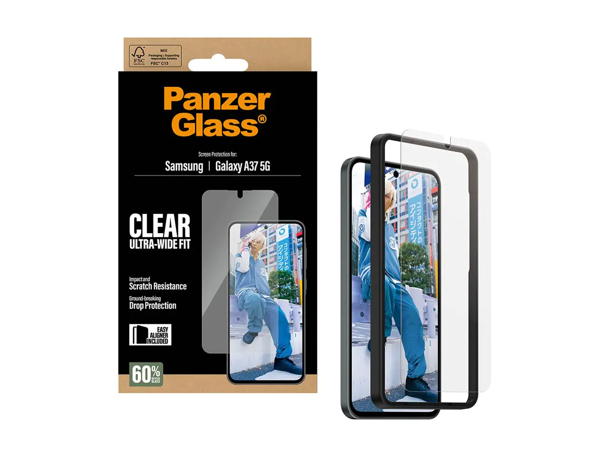 Panzerglass Screen Protector Galaxy A37 -Ultra Wide Fit PG75133