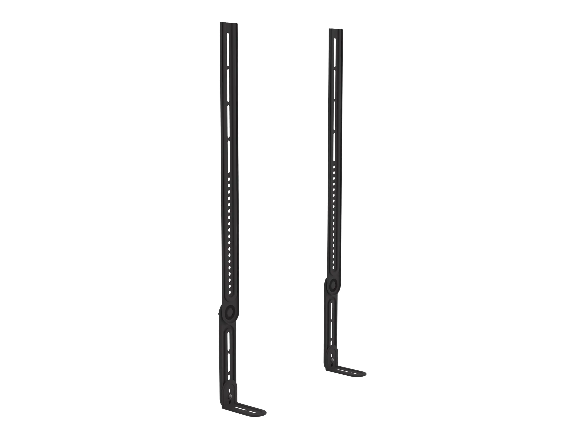 Peerless-AV - Befestigungskit (Soundbar-Halterung) - universal - Schwarz - Bildschirmgröße: 140 - 215 cm single displays / 140 - 191 cm dual displays (55" to 85" single displays / 55" to 75" dual displays) - über Bildschirm, unter Bildschirm