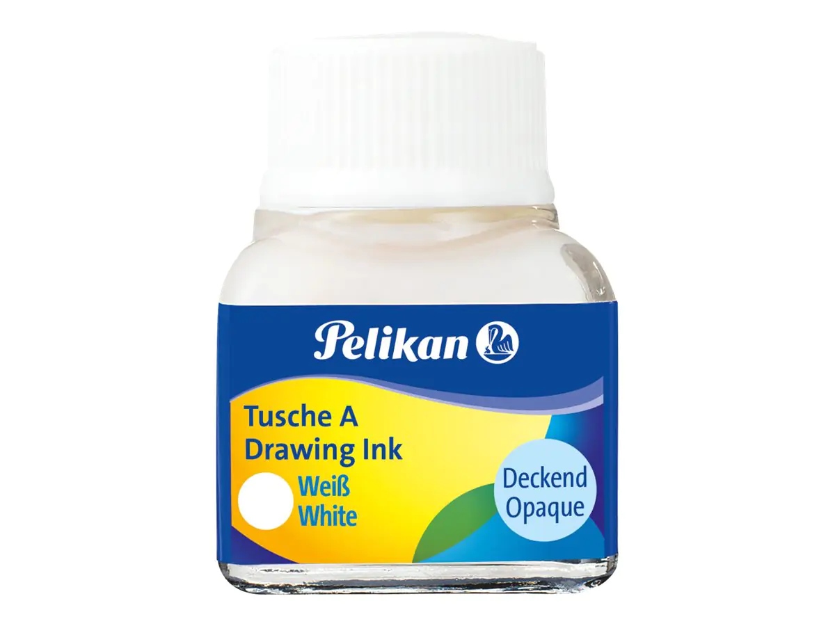 Pelikan Tusche A 523 - Tinte - Weiß - 10 ml 201673