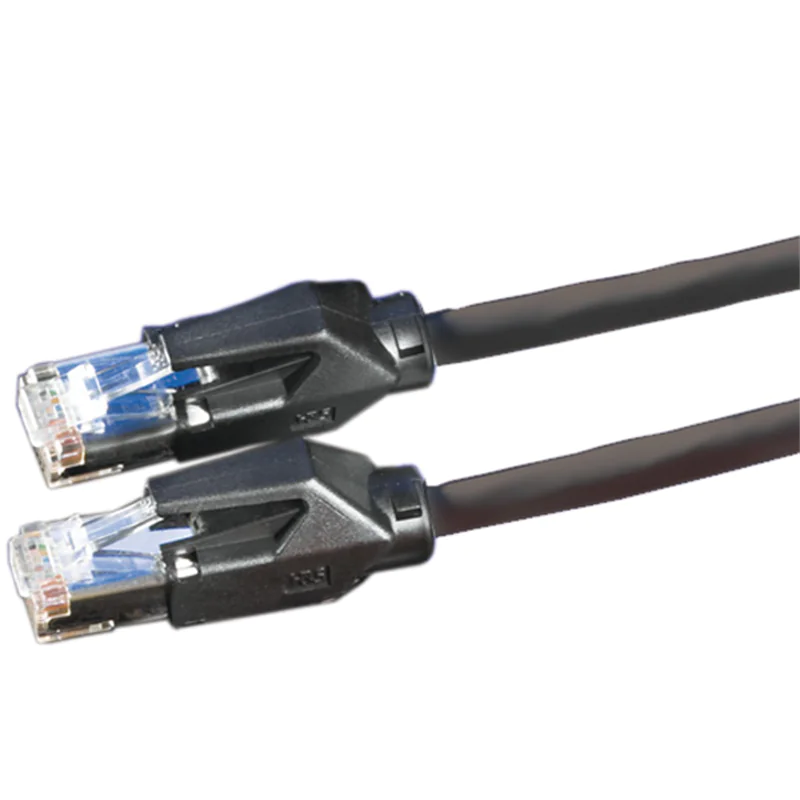 Dätwyler - Patch-Kabel - RJ-45 (M) zu RJ-45 (M) - 3 m - SSTP-Kabel - CAT 6 - halogenfrei - Schwarz