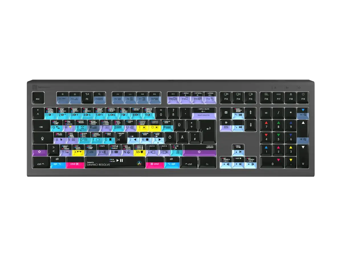 Logickeyboard ASTRA 2 - Volle Größe (100%) - Kabelgebunden - USB - Scherenschalter - QWERTZ - S