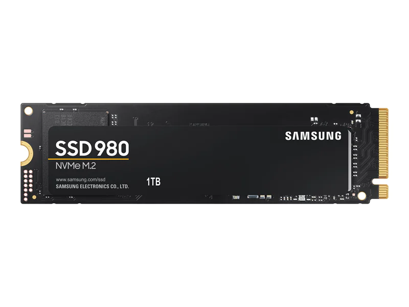Samsung 980 MZ-V8V1T0BW - SSD - verschlüsselt - 1 TB - intern - M.2 2280 - PCIe 3.0 x4 (NVMe) - 256-Bit-AES - TCG Opal Encryption