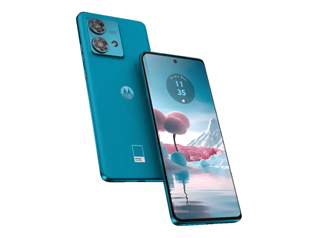 Motorola Edge 40 Neo - 5G Smartphone - Dual-SIM - RAM 12 GB / Interner Speicher 256 GB - pOLED-Display - 6.55" - 2400 x 1080 Pixel (144 Hz) - 2 x Rückkamera 50 MP, 13 MP - front camera 32 MP - caneel bay