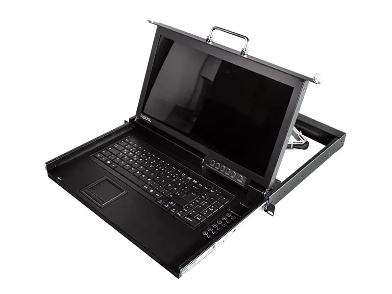 LogiLink KVM-Konsole - PS/2, USB - QWERTZ - 43.2 cm (17") LC0004GE