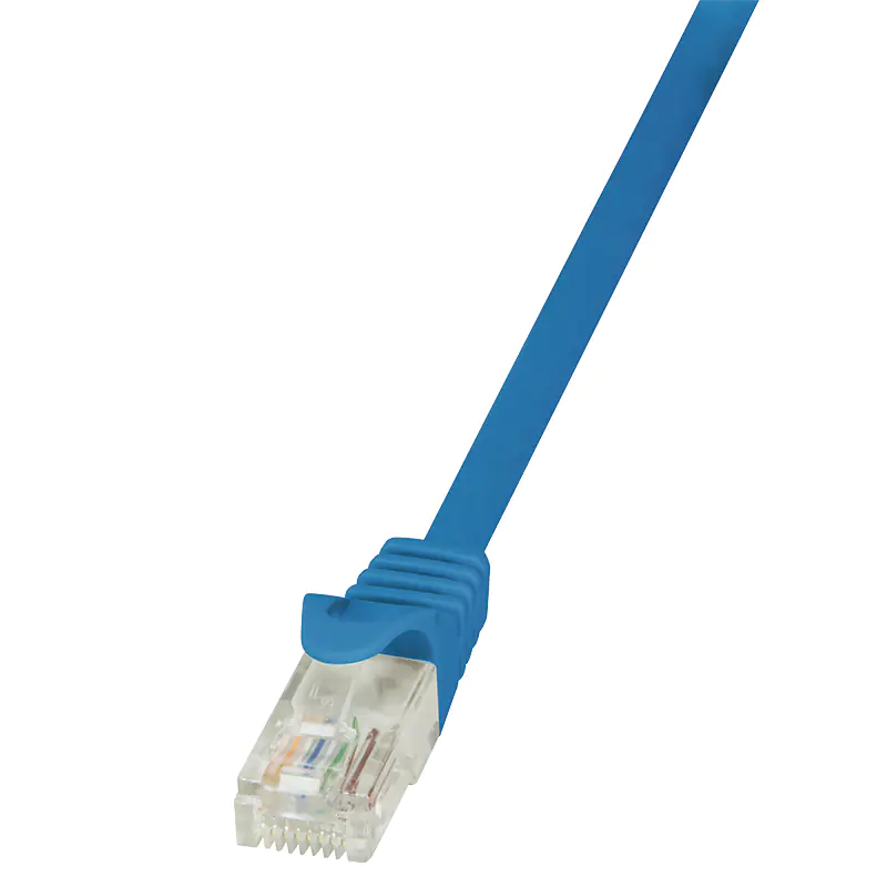 LogiLink - Patch-Kabel - RJ-45 (M) zu RJ-45 (M) - 25 cm - UTP - CAT 5e - Blau