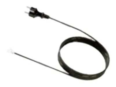 Bachmann H07RN-F3G - Stromkabel - Typ F (M) zu ohne Stecker - Wechselstrom 250 V - 16 A - 3 m - geformt - Schwarz - Deutschland