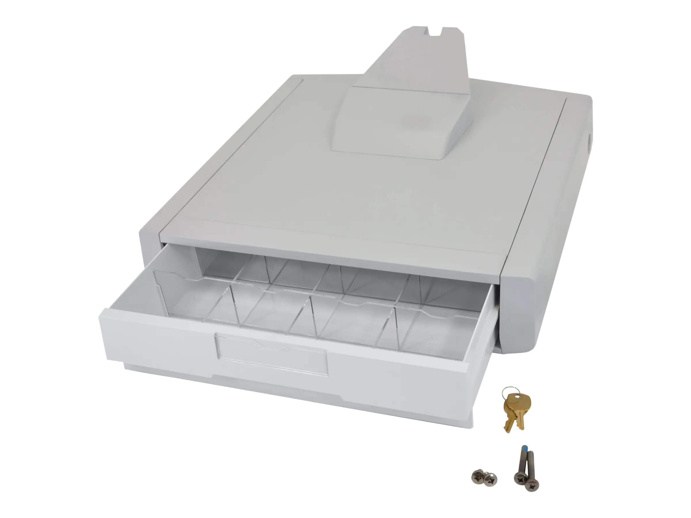Ergotron Primary Storage Drawer, Single - Aufbewahrungsbox - Grau-Weiß - am Wagen montierbar