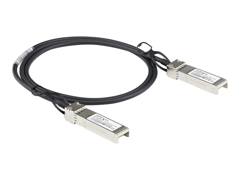 StarTech DACSFP10G3M SFP+ Kabel (3m, 10 GbE, Dell EMC DAC-SFP-10G-2M kompatibles SFP+ Kabel, Passives Kupfer DAC Kabel, Mini-GBIC) - 10GBase Direktanschlusskabel - SFP+ (S) eingerastet zu SFP+ (S) eingerastet - 3 m - twinaxial - passiv